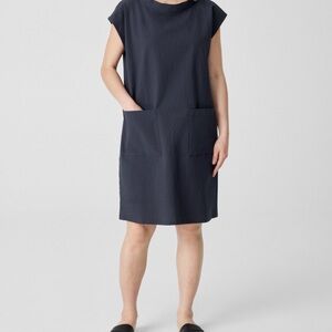 NWT, Eileen Fisher Black Mini Dress